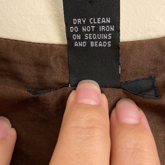 3/$20 Alfani- Silky Chocolate Skirt, 8, EUC - Picture 11 of 11